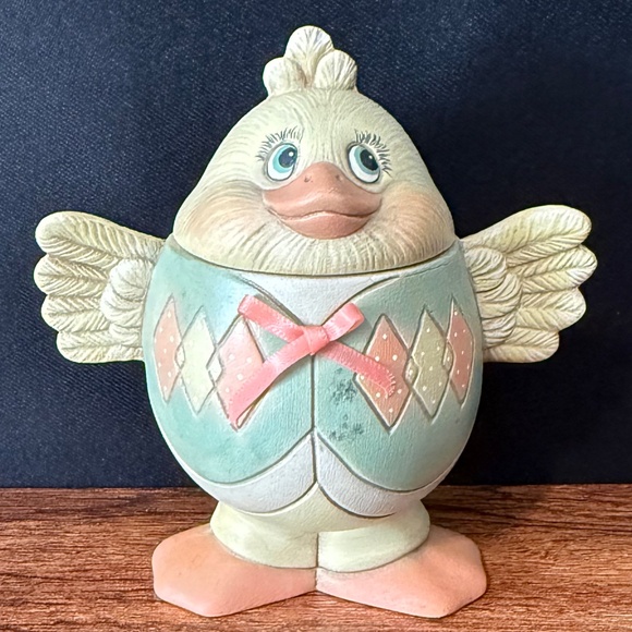 Easter Egg Chick Trinket Box - Picture 1 of 12